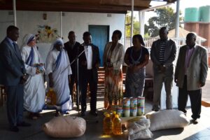 Catholic MPs making a donation to an Orphanage as part of activities for the Year of Mercy-File Footage by ECM